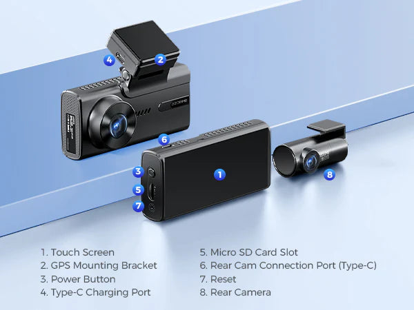 Azdome M580 5K dashcam
