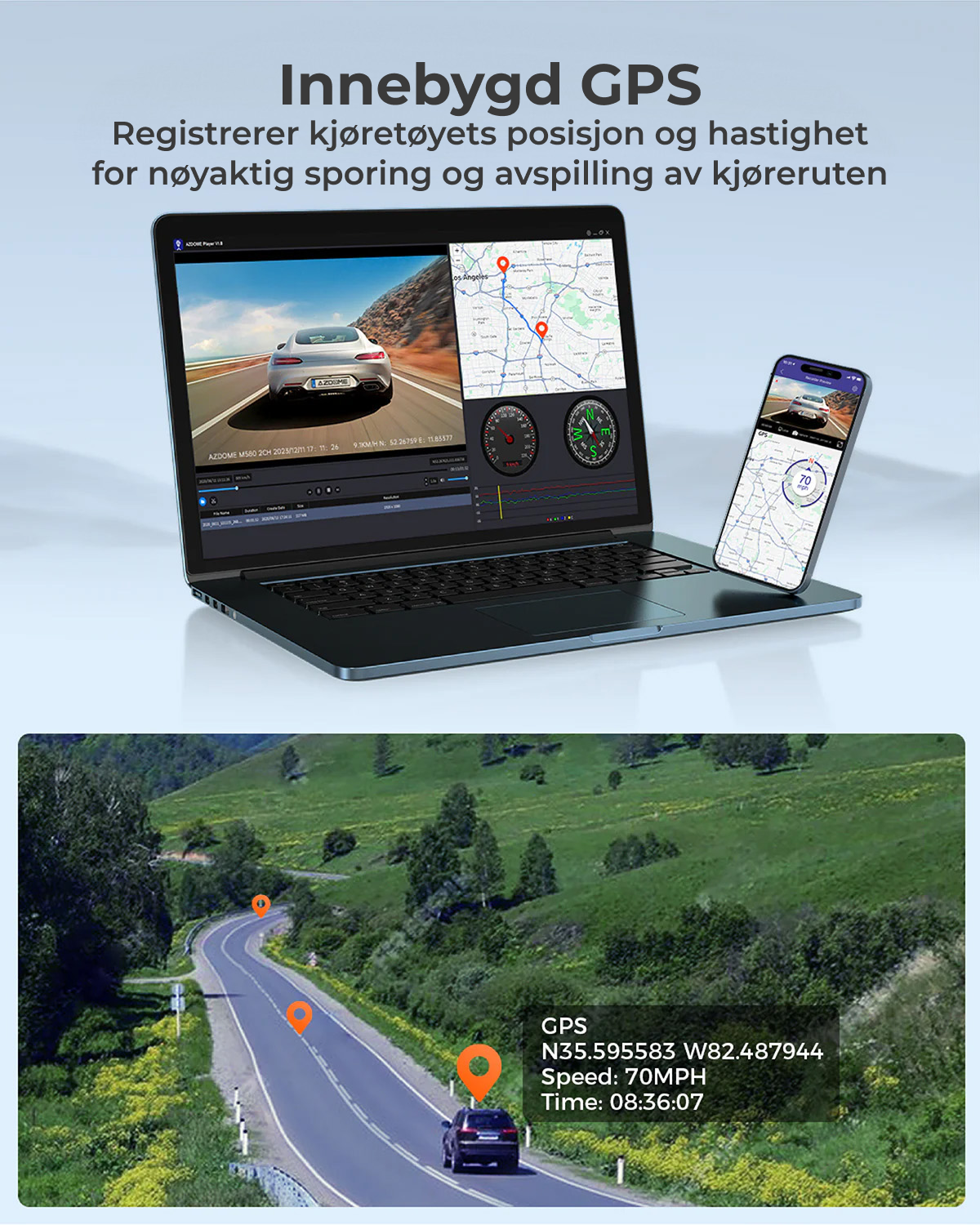 Azdome M580 5K dashcam