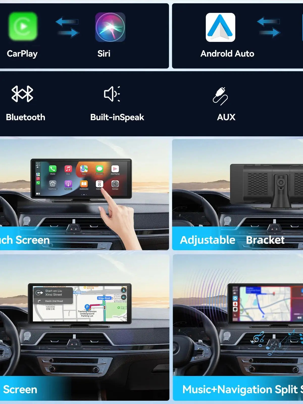 Smart Dash - CarPlay Skjerm