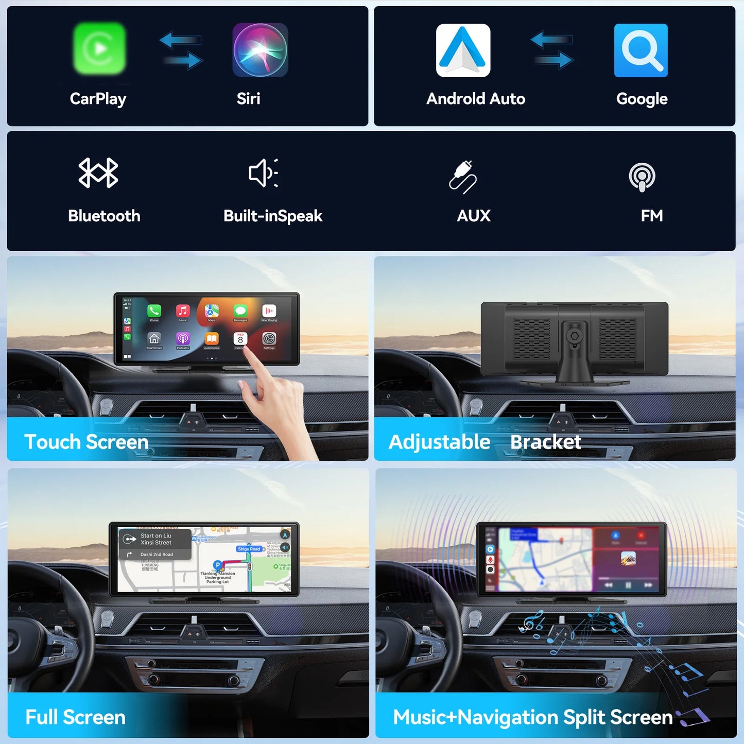 Smart Dash - CarPlay Skjerm