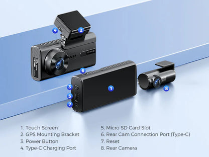 Azdome M580 5K dashcam
