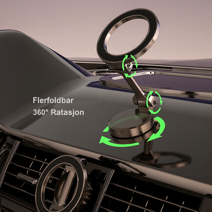 Telefonholder med Sugekopp og Magnet – 360° Justering