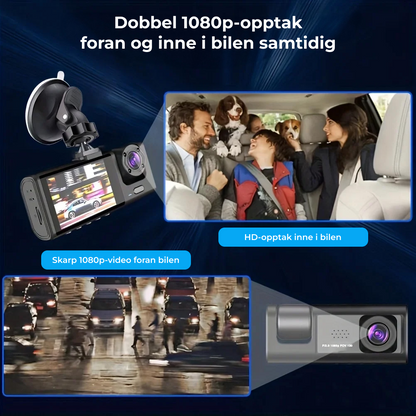 Baideluo dashcam – 1080P HD & nattvisjon