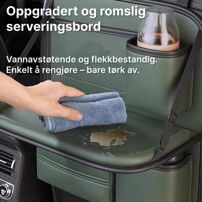 Sammenleggbar bilseterygg-organizer