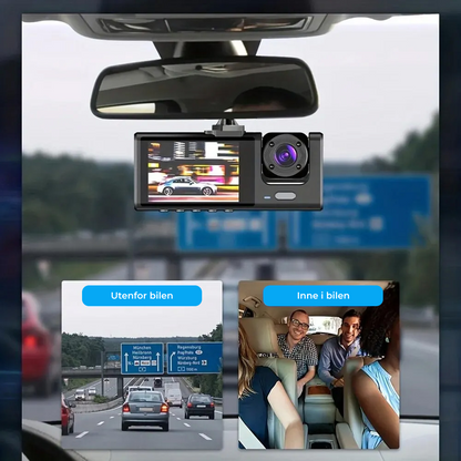 Baideluo dashcam – 1080P HD & nattvisjon