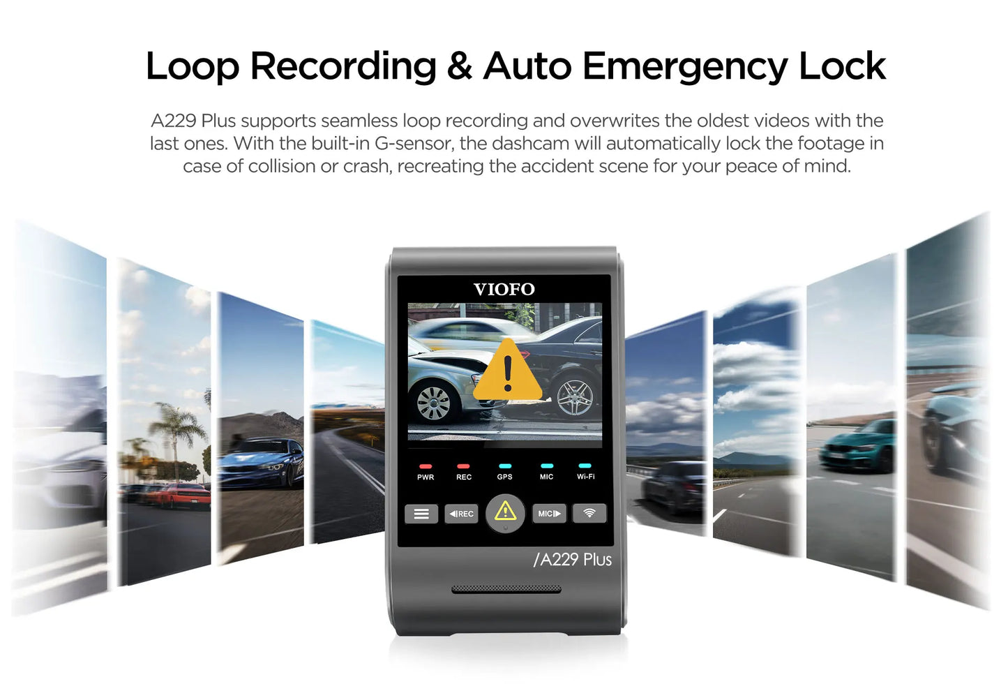 VIOFO A229 Plus Dashcam