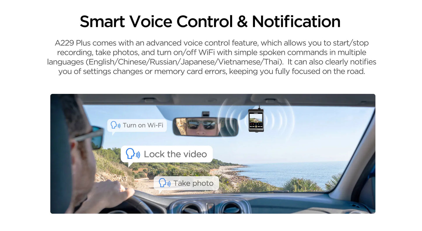 VIOFO A229 Plus Dashcam