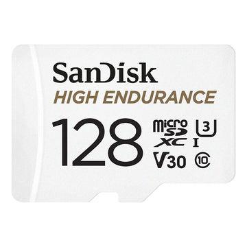 SanDisk High Endurance microSD 128 GB (U3/V30) – for dashcam