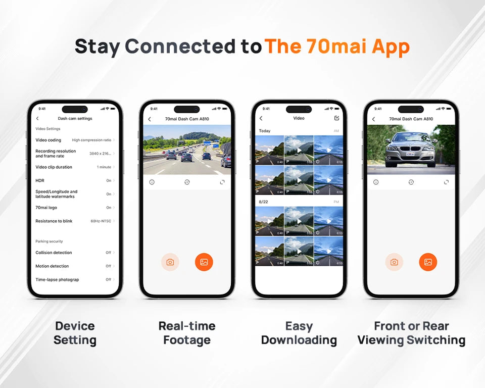 70mai Dashcam A810 4K