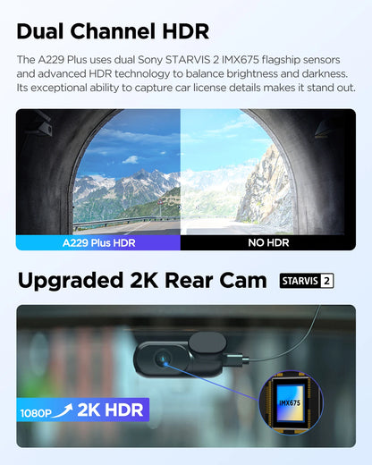 VIOFO A229 Plus Dashcam