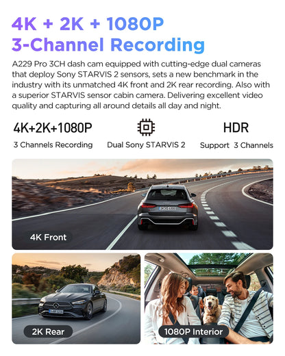 VIOFO A229 PRO 4K Dashcam
