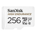 SanDisk High Endurance microSD 256 GB (U3/V30) – for dashcam