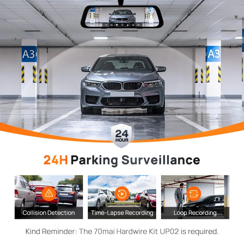 70mai Speil-Dashcam S500