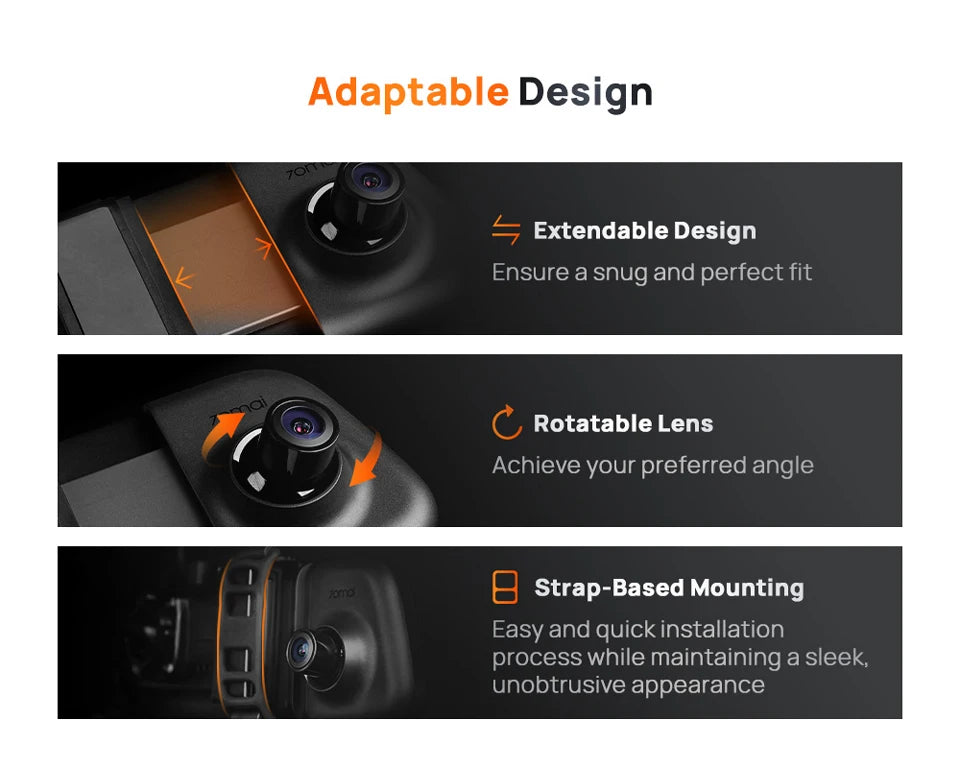 70mai Speil-Dashcam S500