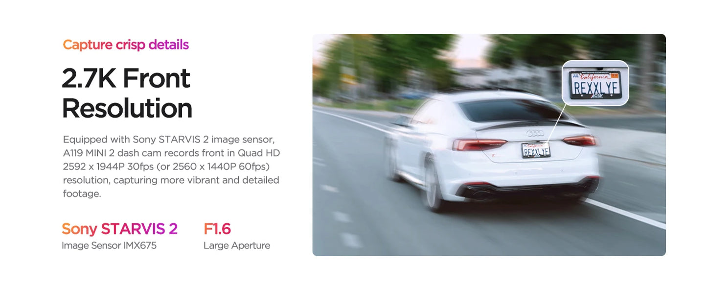 VIOFO A119 Mini 2 Dashcam