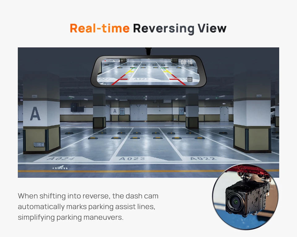 70mai Speil-Dashcam S500