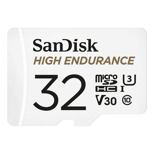 SanDisk High Endurance microSD 32 GB (U3/V30) – for dashcam
