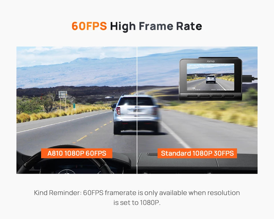 70mai Dashcam A810 4K