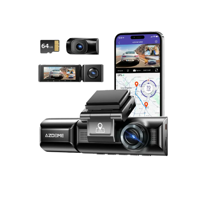 4K+1080P Dashcam AZDOME M550