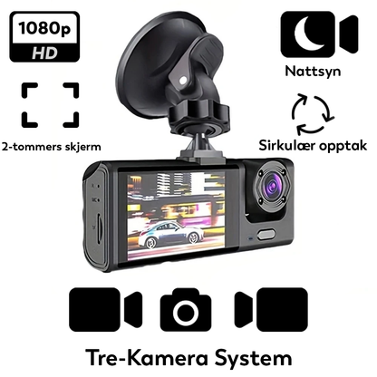 1080P med Nattvisjon Dashcam Baideluo