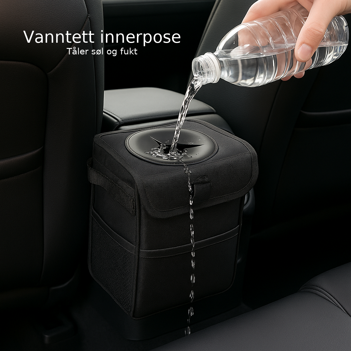 Vanntett Bilpose med Oppbevaringslommer